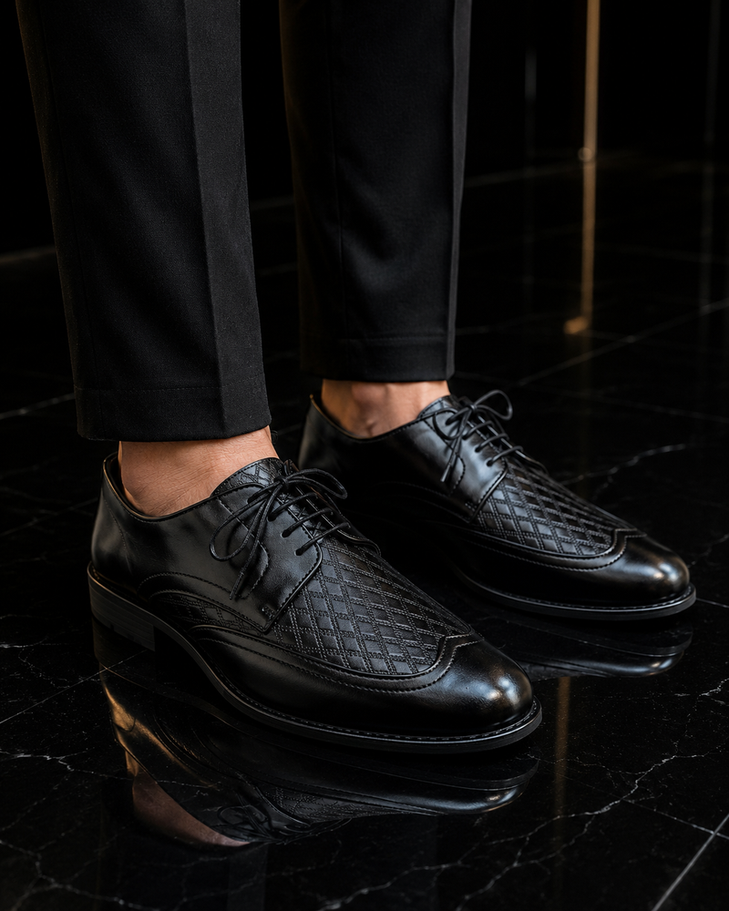 Premium Tracture Oxford Shoes for men Black!!