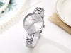 CURREN C9017 Women Watches Luxury Brand Watch Rose Gold Women Quartz Clock Creative Wood Pattern Dial Fashion Wristwatch 9017