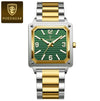 POEDAGAR 870 Luxury Elegant Men’s Watch - Golden & Blue