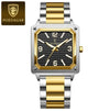 POEDAGAR 870 Luxury Elegant Men’s Watch - Golden & Blue