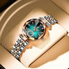POEDAGAR 719 Quartz Watch for Women Luxury Diamond Chronograph Second Watches Fashion Rose Gold Stainless Steel Lady Wristwatch