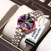 POEDAGAR 719 Quartz Watch for Women Luxury Diamond Chronograph Second Watches Fashion Rose Gold Stainless Steel Lady Wristwatch