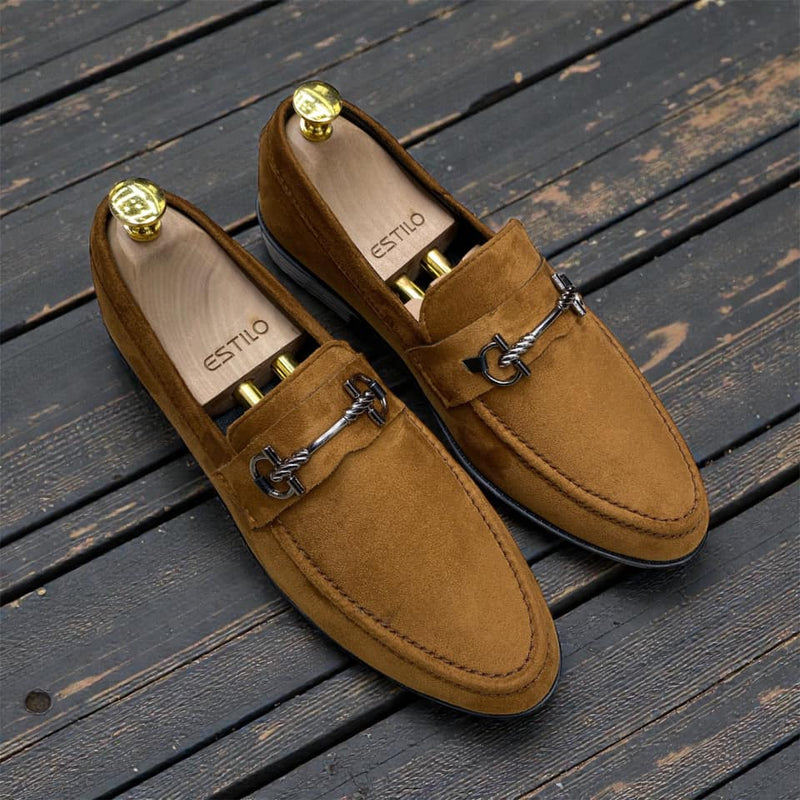 Suede Leather Bit Loafer Mastered