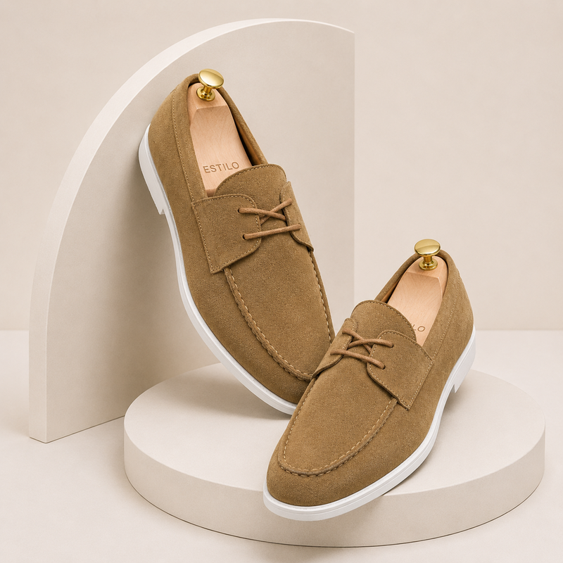 Premium Suede Lace Tassels for Men Musterd