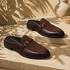 Men’s Premium Half Shoe Suede Chocolate